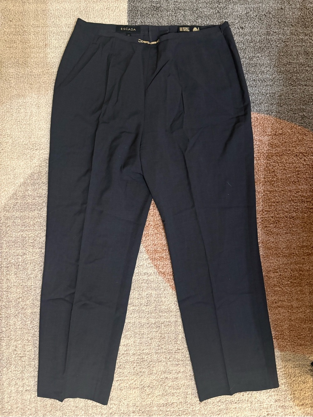 Escada Black Dress Pants - Classic Trousers